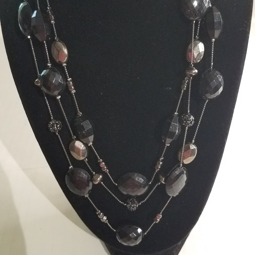 New York multi strand necklace j189 - Picture 1 of 6
